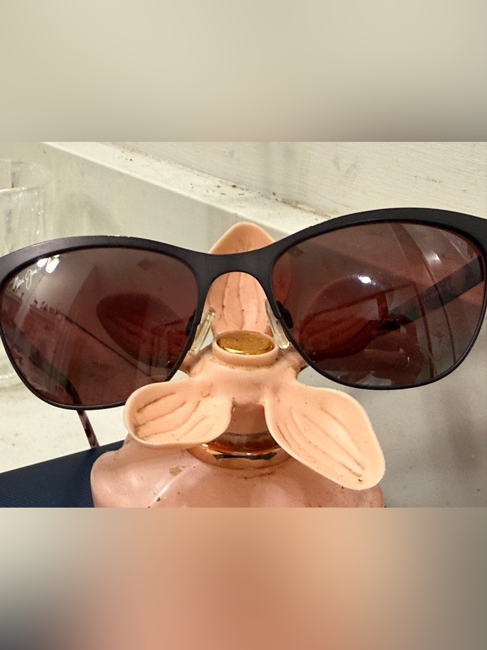 Maui Jim Popoki MJ729-02S Polarized Sunglasses – Black & Pink Tortoise